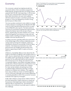 Sample page from the RICS Chartbook - Economic and Property Market analysis