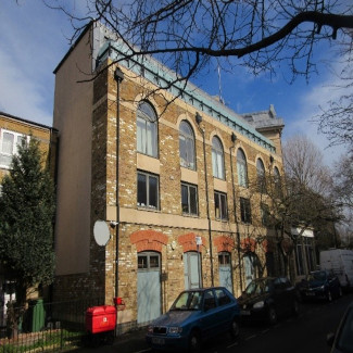 External view of London block of flats