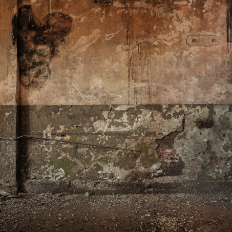Old Empty Industrial Wall